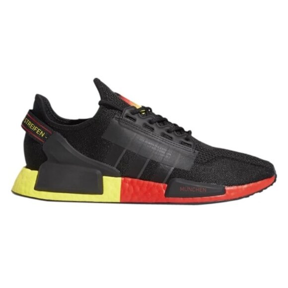 Adidas Kid NMD_R1 V2 Munich-United By Sneakers Shoes Size 6.5 - Picture 1 of 9